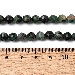 Натуральные изумрудные бисерные пряди G-G294-D01-6mm