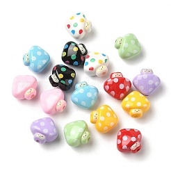 Непрозрачные акриловые бусины&nbsp;MACR-F085-01