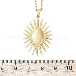 Подвески из нержавеющей стали 304 с изображением подсолнечника&nbsp;NJEW-M096-08G