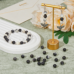 2 нити бусин из натурального драгоценного камня G-HY0001-64