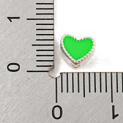 Argento a forma di cuore 925 perline in argento sterling&nbsp;STER-A031-02A