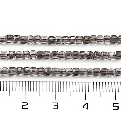 Натуральные ледяные обсидиановые бусинки G-H042-B38-01