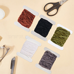 5 pz. 5 colori di ciniglia per la pesca a mosca con la filza&nbsp;OCOR-GF0006-51A
