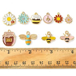 20шт 10 стиля сплава эмалевые подвески ENAM-FS0001-79