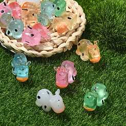 30шт 5 цвета подвески из светящейся смолы&nbsp;RESI-SZ0003-24