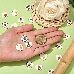 30шт 6 стиля подвески из сплава с эмалью&nbsp;ENAM-CJ0002-21