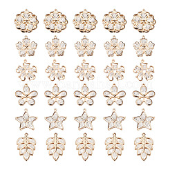 Подвески из сплава и страза PALLOY-TA0002-24LG