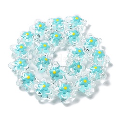 Прозрачные стеклянные бусины GLAA-H028-01D