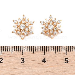 925 серебряная подвеска-снежинка из прозрачного циркония с паве STER-O006-04G