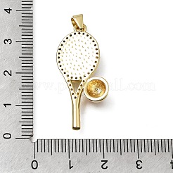 Messing micro pave klare zirkonia anhänger&nbsp;CU-CBA108A-09G-01
