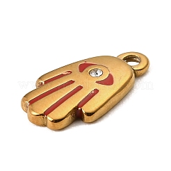 Pendentifs en acier inoxydable 304 émaillés&nbsp;STAS-Z199-01G-03