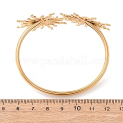 Браслеты-манжеты из нержавеющей стали 304 для женщин&nbsp;LS-BJEW-Z157-01G-04