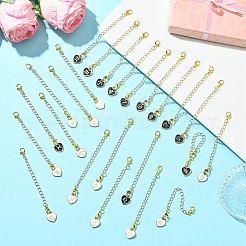 24 шт. 2-х цветные эмалевые подвески для чашек&nbsp;HJEW-CJ00079