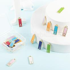 26pcs 26 pendentifs en émail en alliage de style&nbsp;ENAM-LS0001-36