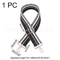 Лямки для сумок из канвы с полосатым узором FIND-WH0001-61