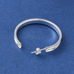 Серьги-кольца с железными шпильками EJEW-M254-02S