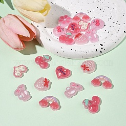 120 шт. 8 пластиковых эмалевых кабошона KY-FS0001-38