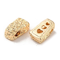 Текстурированные латунные бусы KK-H455-04G