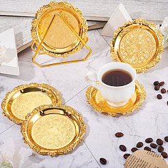 6шт железный поднос&nbsp;AJEW-MB0001-17