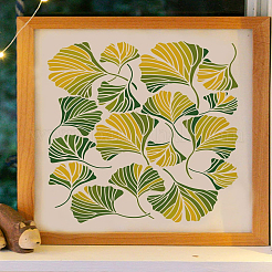 Plantilla de serigrafía autoadhesiva&nbsp;X1-DIY-WH0338-010