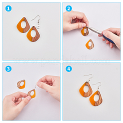 Наборы для изготовления сережек с подвесками своими руками DIY-OC0002-55