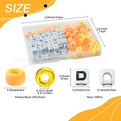 Прозрачные и непрозрачные акриловые бусины&nbsp;KY-FS0001-26C