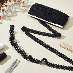 Плоский эластичный декоративный шнур Пико из поликоттона OCOR-WH0090-051