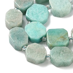 Природных амазонит бисер нитей G-I394-D26