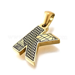 Подвески из нержавеющей стали 304 золотистого цвета STAS-K300-01G-K