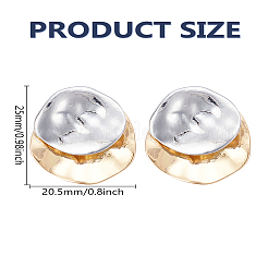 1 пара сережек-гвоздиков из цинкового сплава для женщин&nbsp;EJEW-LP0008-004