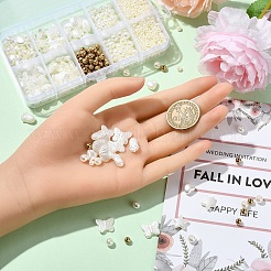 685 шт. пластиковые бусины с имитацией жемчуга&nbsp;KY-YW0001-91