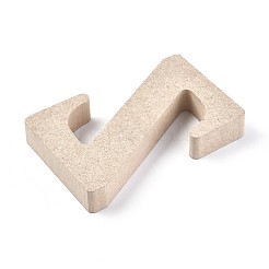 Carta de rodajas de madera sin terminar&nbsp;DIY-WH0162-62Z