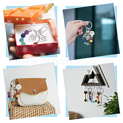 4 шт. подвеска из сплава и натуральных и синтетических драгоценных камней HJEW-MA00012