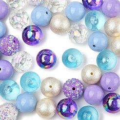 40шт 8 стиля акриловые бусины&nbsp;OACR-FS0004-11