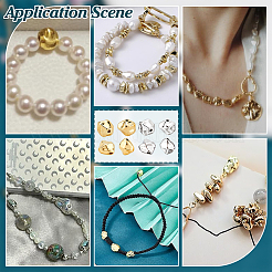 40шт бусины из сплава 4 цветов FIND-PH0021-32