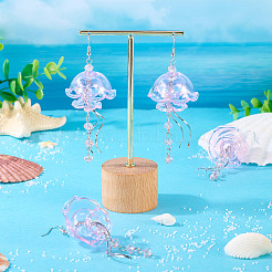 Латунь болтающиеся серьги EJEW-TAC00023