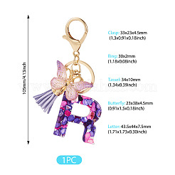 Брелки-подвески в виде бабочек из смолы&nbsp;KEYC-TAC0034-03R