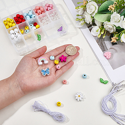 DIY-Set zur Herstellung von Schmetterlings- und Blumenarmbändern&nbsp;DIY-SC0033-01