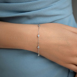 Set di gioielli in argento sterling con cerchio in zircone&nbsp;ID1679-2