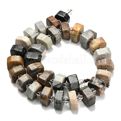 Натуральные нити из бисера пикассо G-L642-H06-01