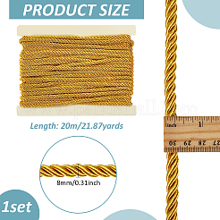 3-слойный витой шнур из полиэстера OCOR-WH0058-92