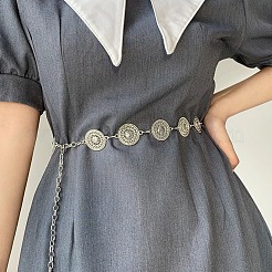 Сплав с железной полой плоской круглой цепочкой из звеньев&nbsp;FS-WG0D649-02