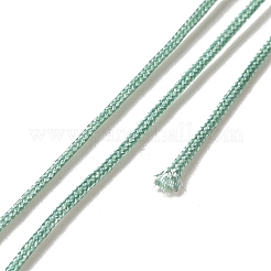 ナイロン編組糸  ジュエリー製作やマクラメ工芸用の中国結び紐  士官候補生ブルー  0.8mm  約7.65~9.84ヤード（7~9m）/ロール&nbsp;NWIR-N001-0.8mm-15