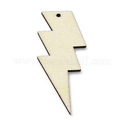 Grands pendentifs en bois imprimé simple face&nbsp;WOOD-L021-A03