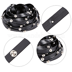 Плоский шнур из искусственной кожи WL-GF0001-11A-04