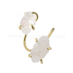 Кольца-манжеты из натурального кристалла кварца&nbsp;RJEW-B122-02G-02