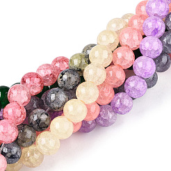 Выпечки окрашенные нити шарик хруст стекла&nbsp;DGLA-Q023-8mm-YSM