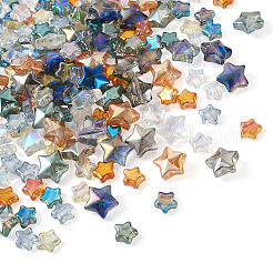 210шт 12 стиля гальванических стеклянных бусин EGLA-SW0001-03