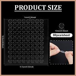 Плоский круглый двусторонний скотч&nbsp;FIND-WH0111-726B