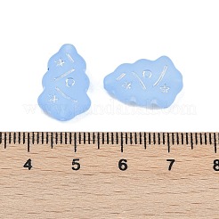 Матовые прозрачные акриловые бусины OACR-P029-04B-04